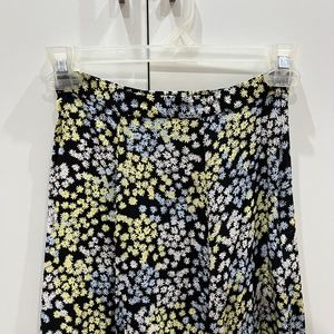 H&M Floral Patterned Midi Skirt